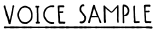 VOICE SAMPLE